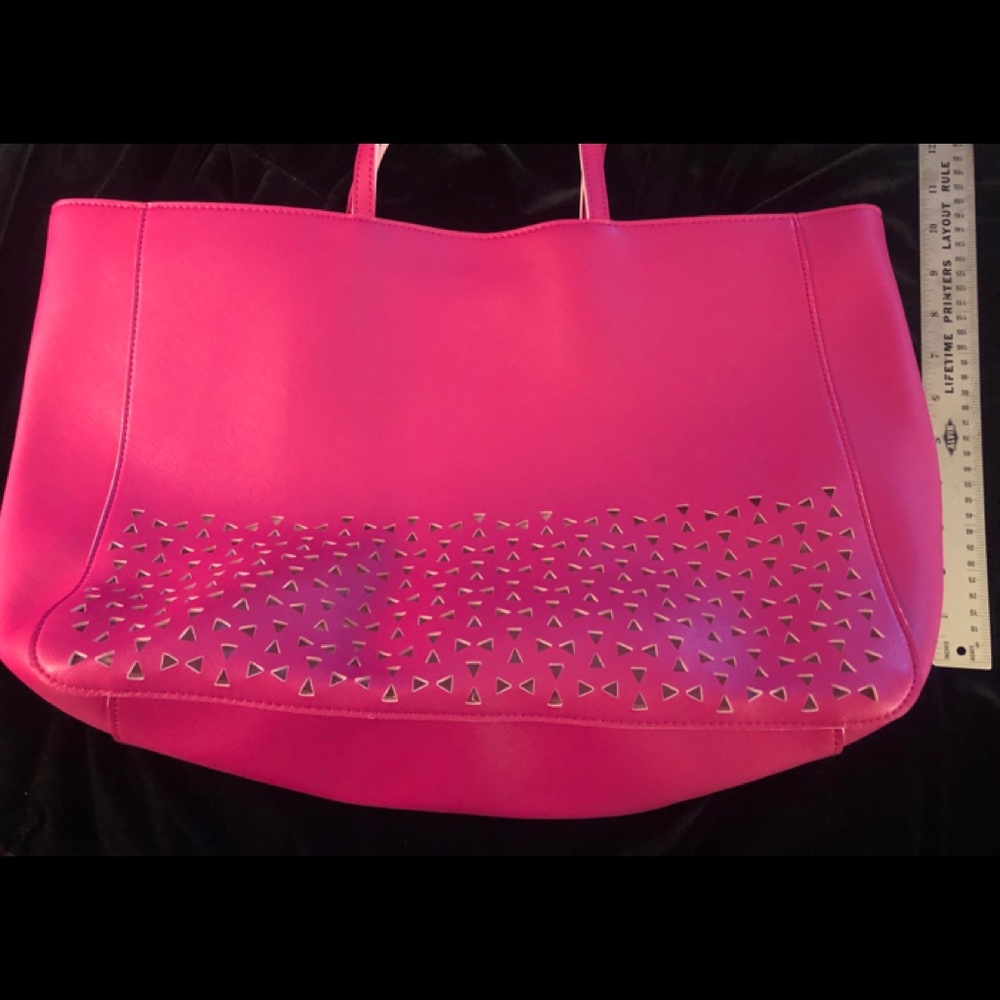 Hot pink, Bath and Body Works tote